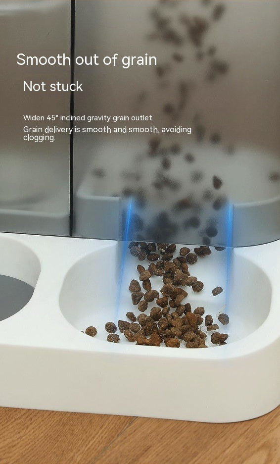 Alimentador Automático 2 en 1 con visualización para mascotas