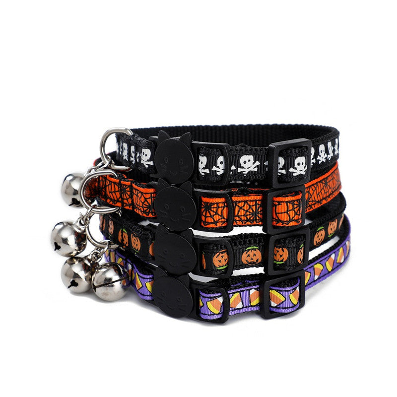 Collar decorativo de Halloween para perros y gatos (unitalla)