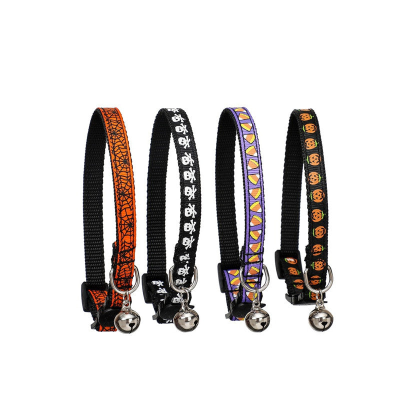 Collar decorativo de Halloween para perros y gatos (unitalla)