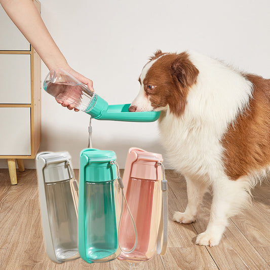 Botella de Agua Portátil para Perros – Plegable, Ideal para Perros Medianos y Grandes